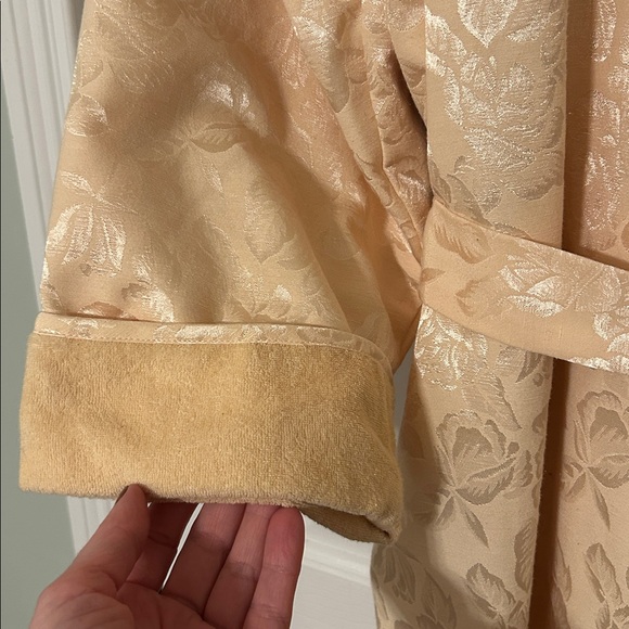Vintage 80s Victorias Secret Gold Label Robe Lined Size Medium/Large EUC Rare - Picture 10 of 16
